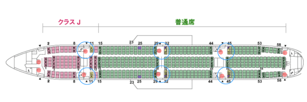 シートマップ777