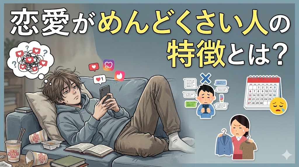 恋愛がめんどくさい人の特徴とは？