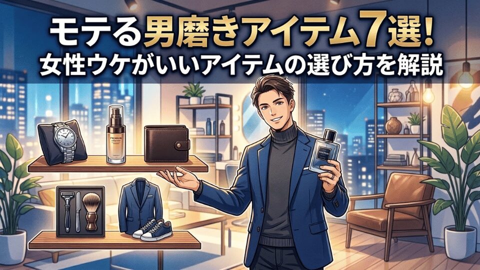 モテる男磨きアイテム7選！女性ウケがいいアイテムの選び方