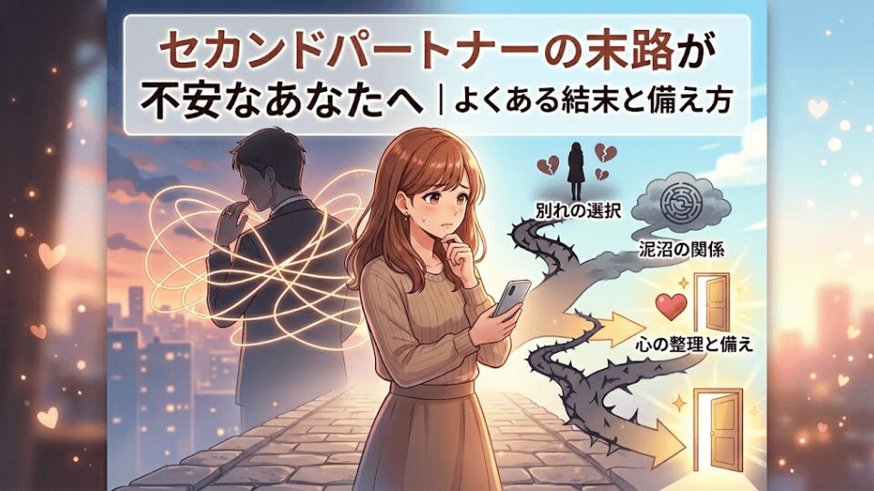セカンドパートナーの末路が不安なあなたへ|よくある結末と備え方