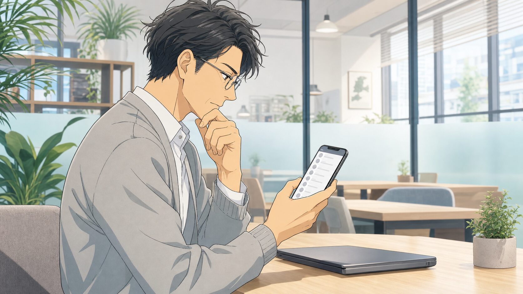 婚外恋愛のLINEで中性的な登録名を考える既婚男性