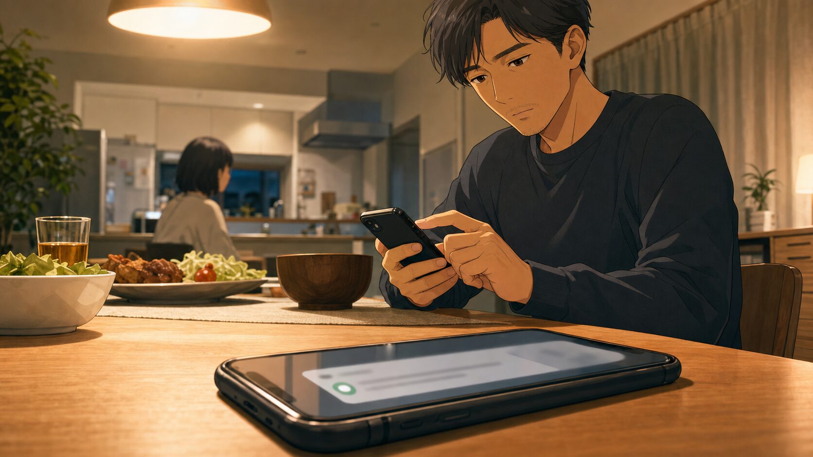婚外恋愛のLINE通知プレビューをオフにする既婚男性