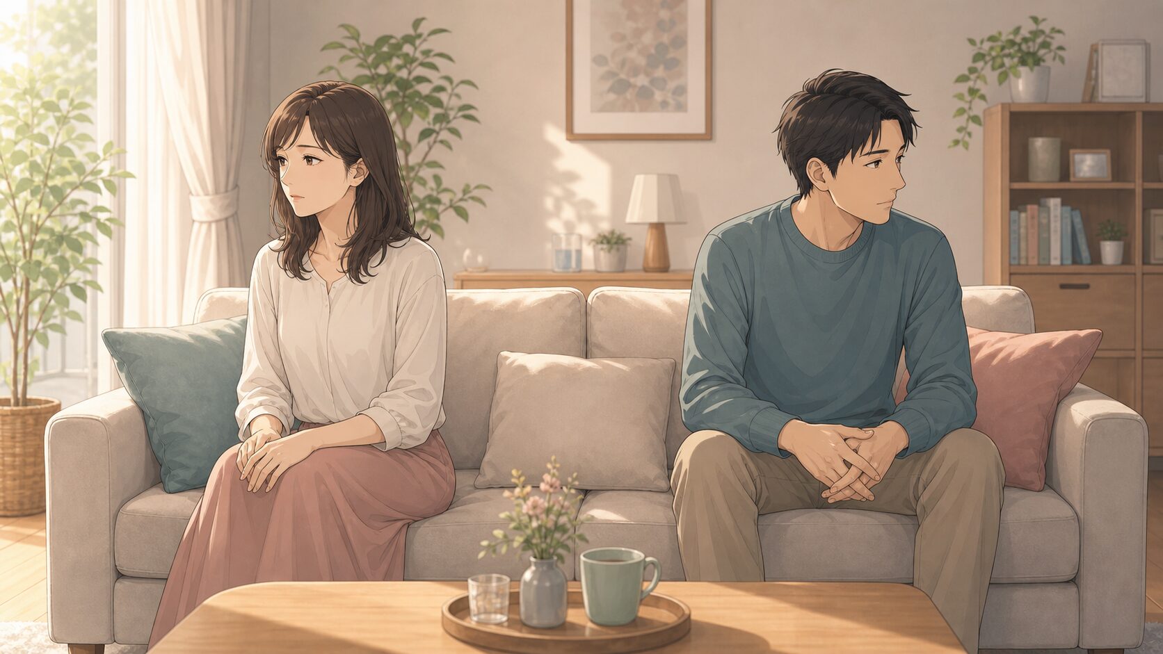スキンシップや愛情不足を感じて距離ができた夫婦