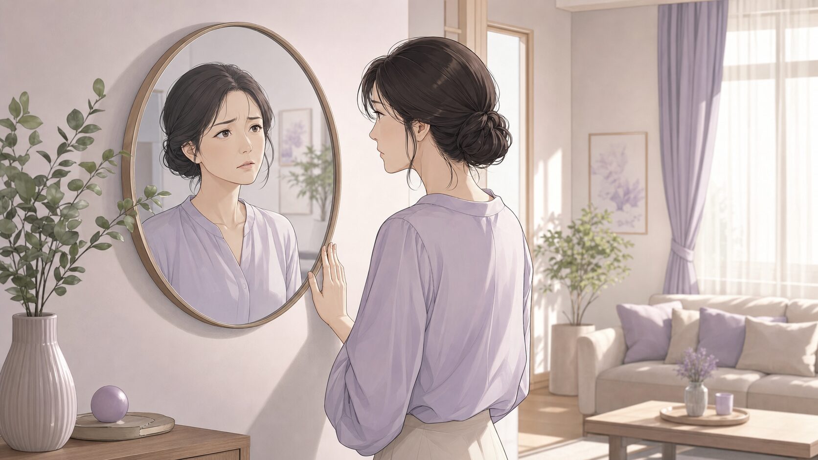 旦那に浮気される夢を心の投影として見つめ直す女性