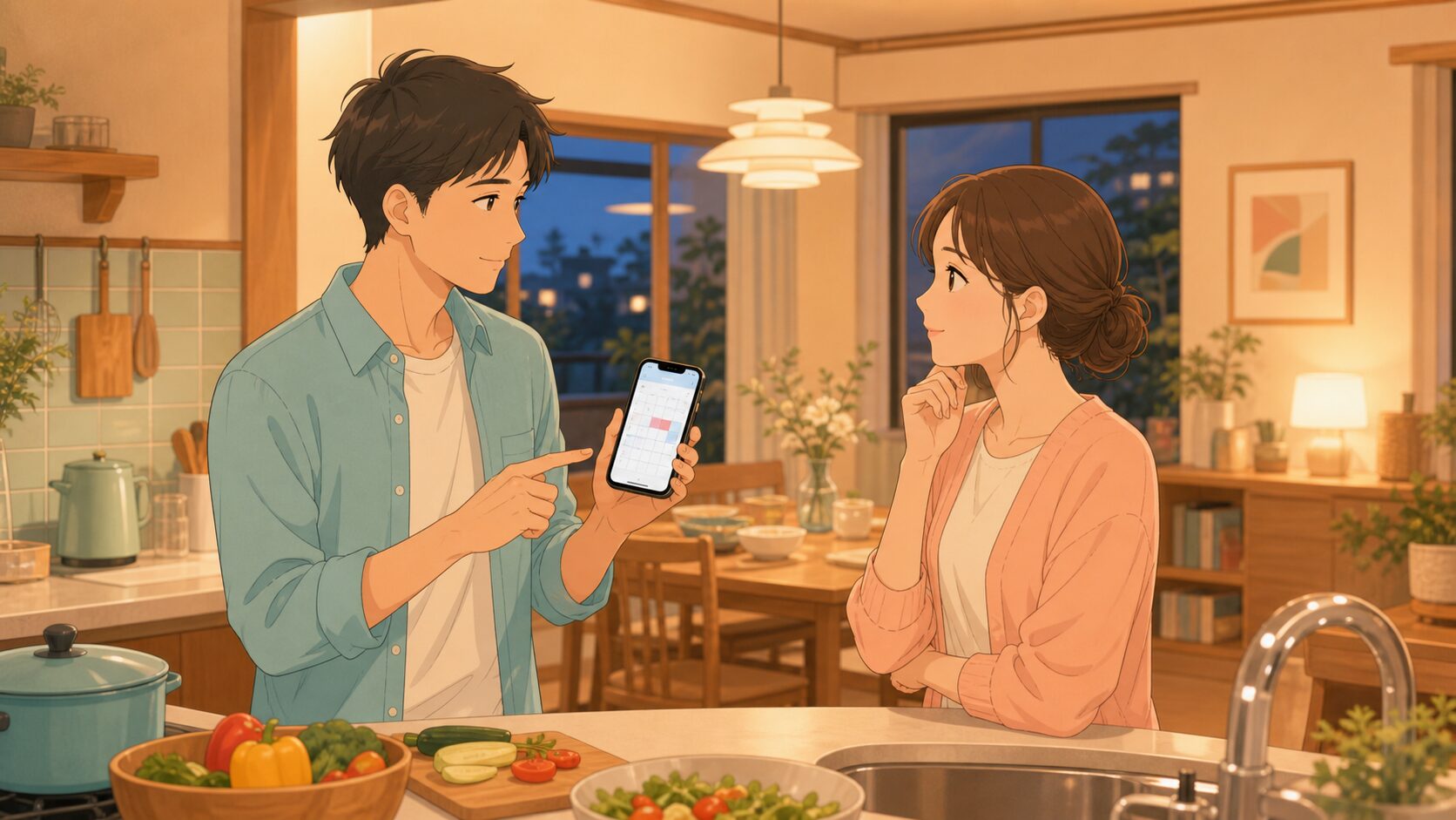 異性と会う予定を配偶者に事前に伝える夫婦