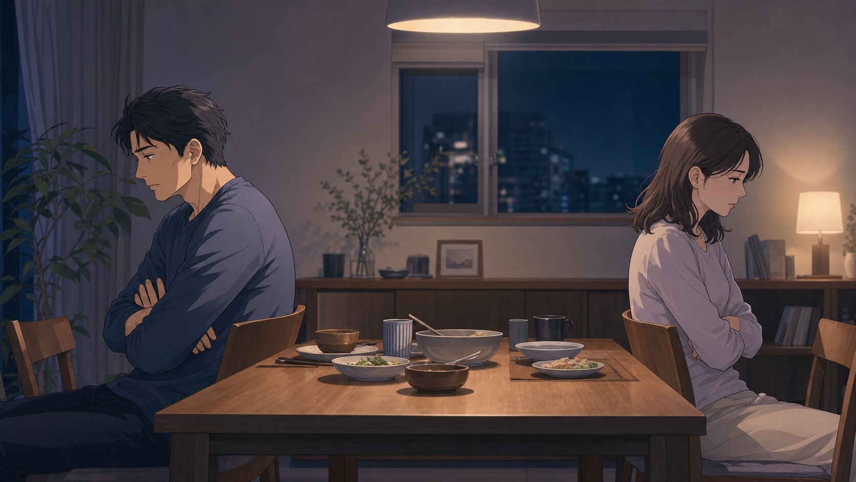 我慢しすぎて距離ができた夫婦