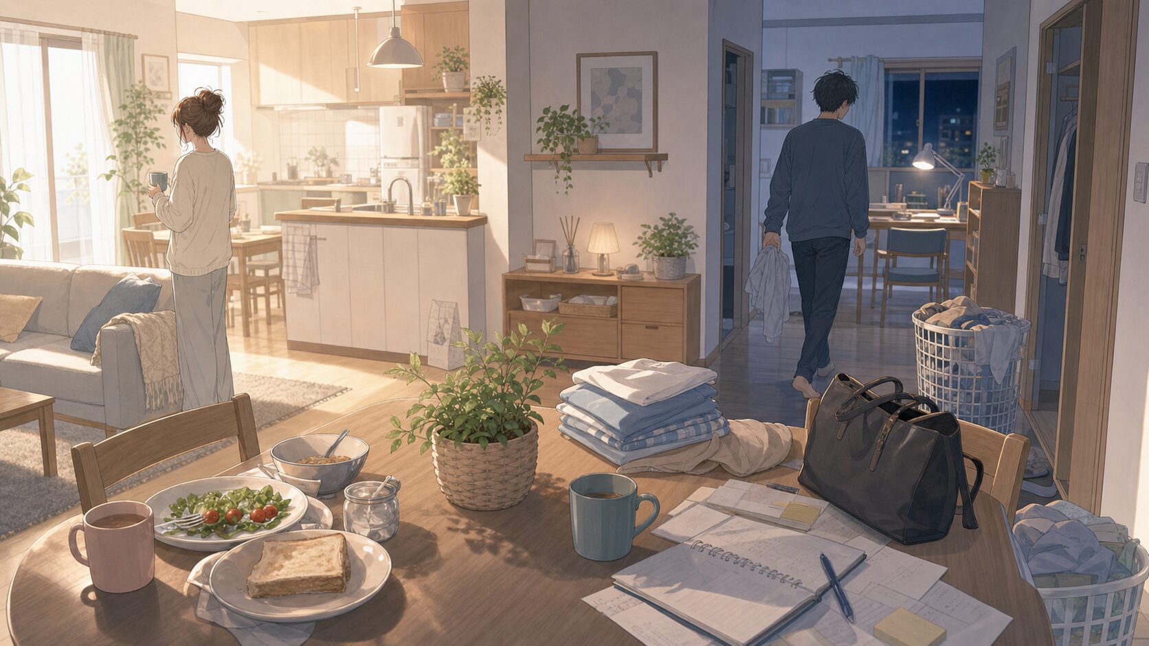 新婚でうまくいかなくなる原因が積み重なる部屋