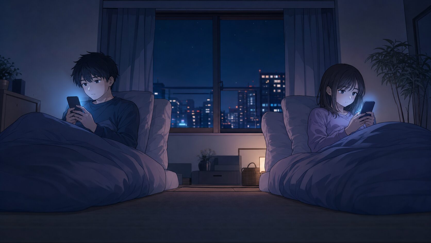 寝る前のスマホや動画で夫婦の時間が減っている20代夫婦
