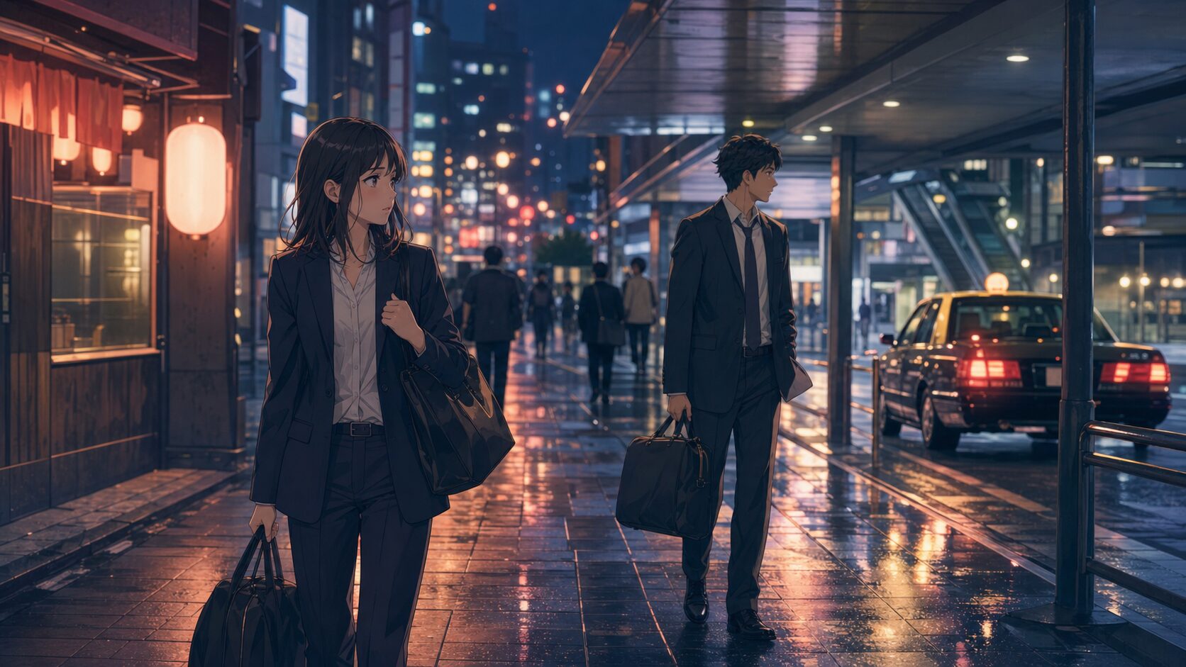 飲み会や出張で二人きりの時間が生まれる職場の男女