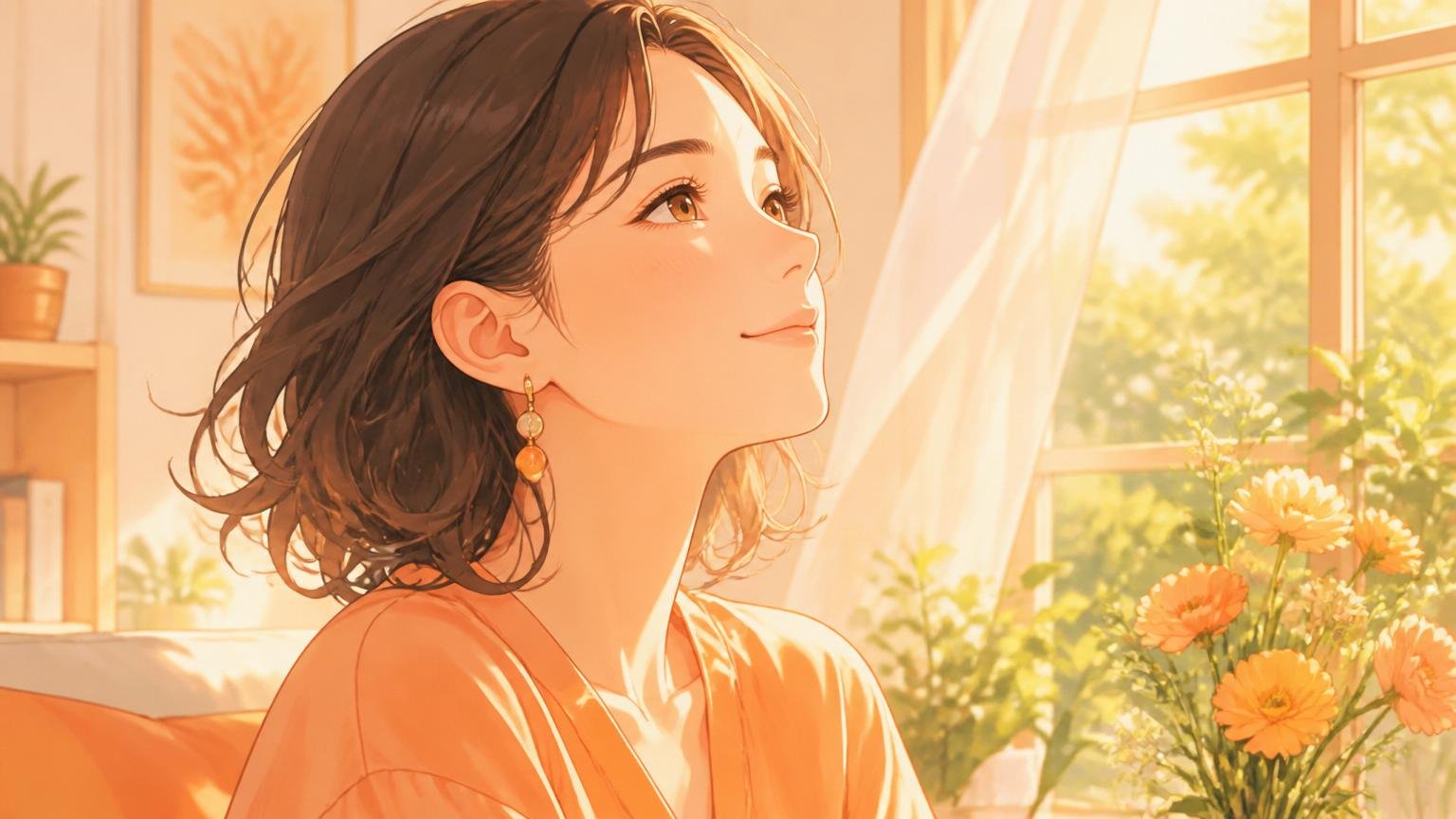 気持ちを切り替えて前を向く人のイメージ
