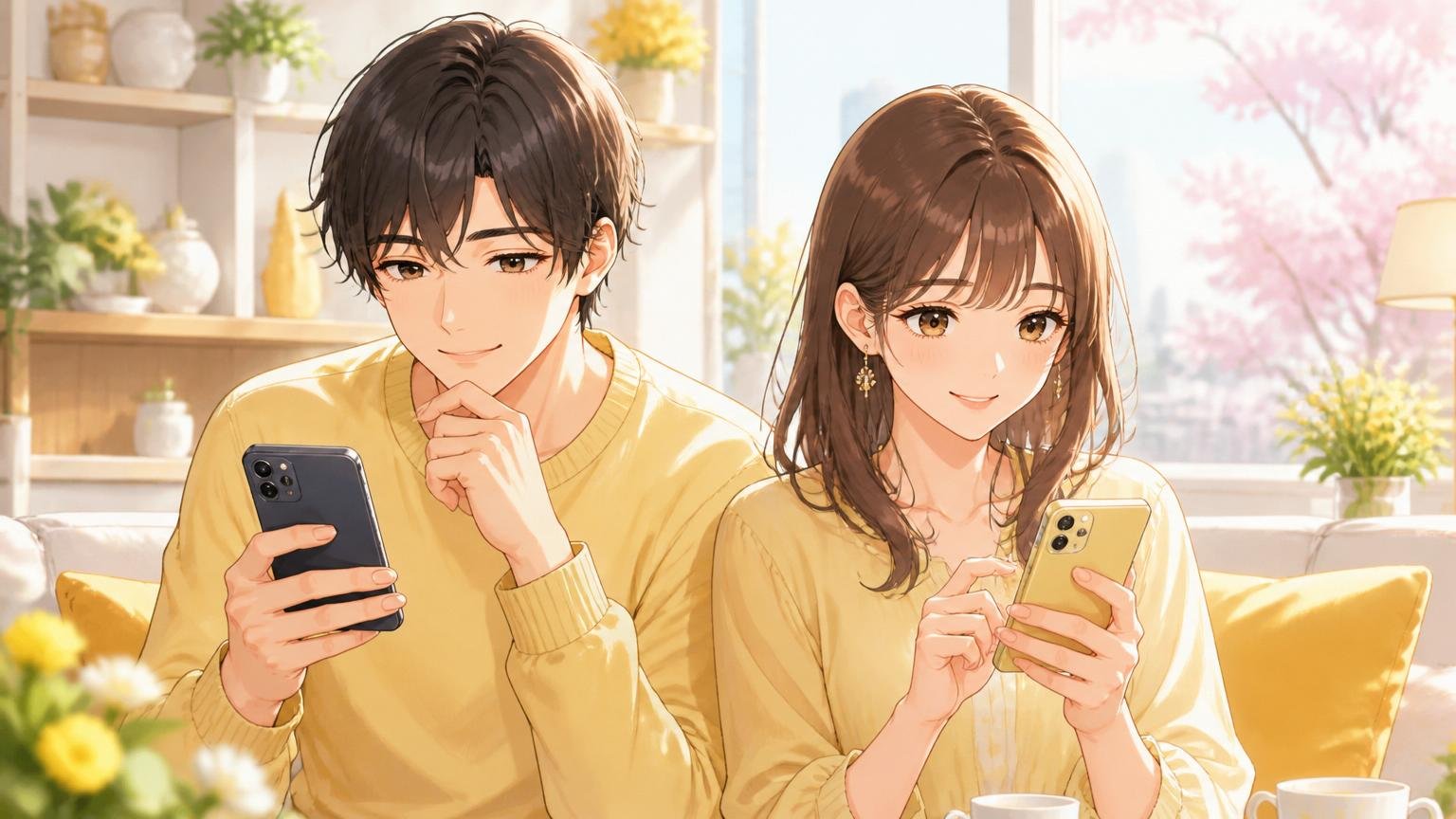 それぞれのコツで前向きに動く男女のイメージ