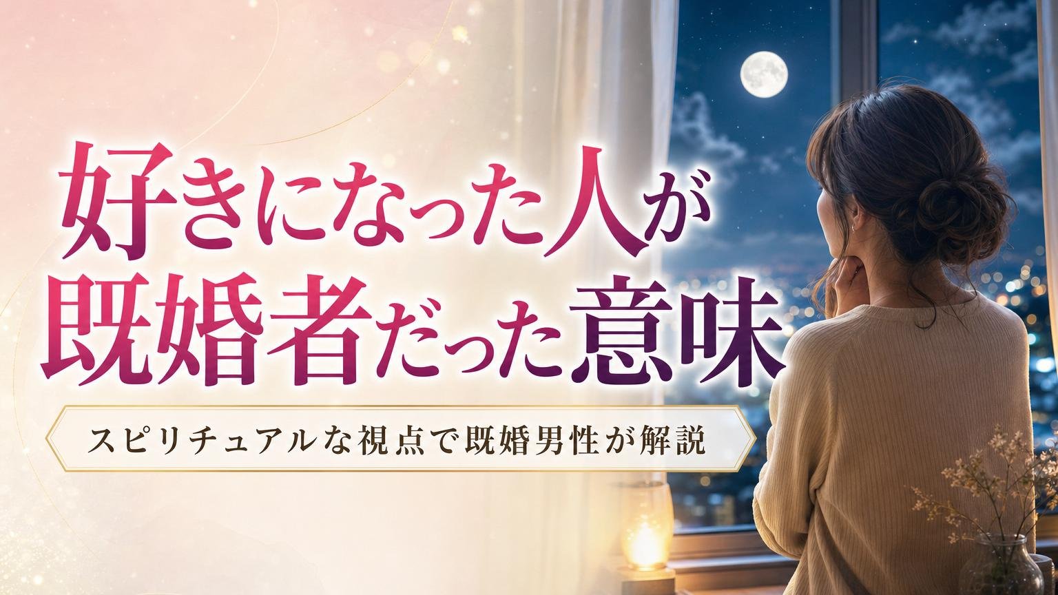 好きになった人が既婚者だった意味をスピリチュアルな視点で既婚男性が解説するアイキャッチ画像