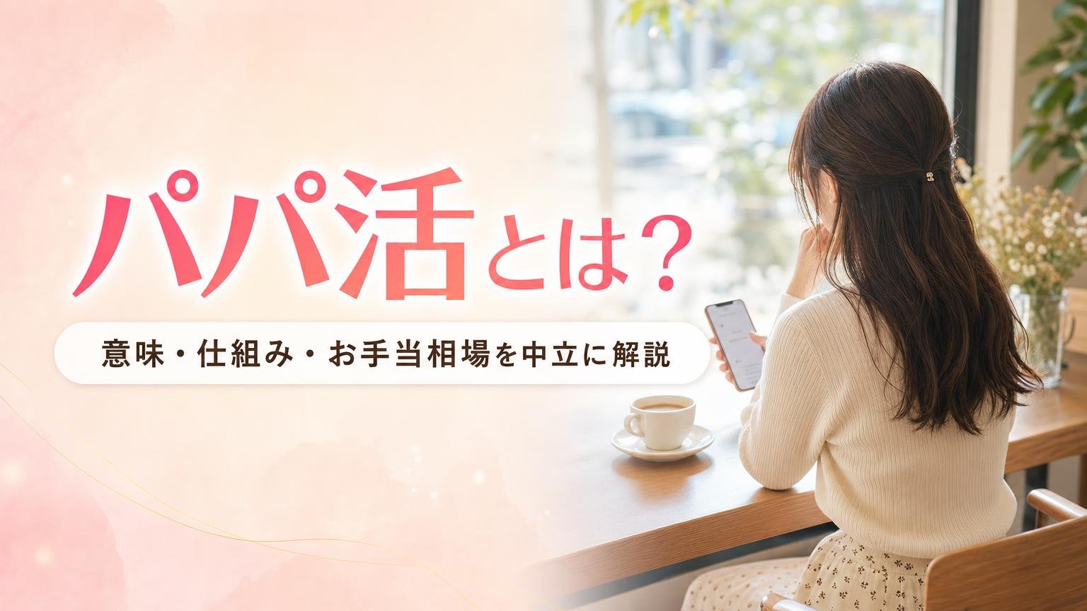 パパ活とは何かを意味・仕組み・お手当相場から中立に解説するアイキャッチ画像