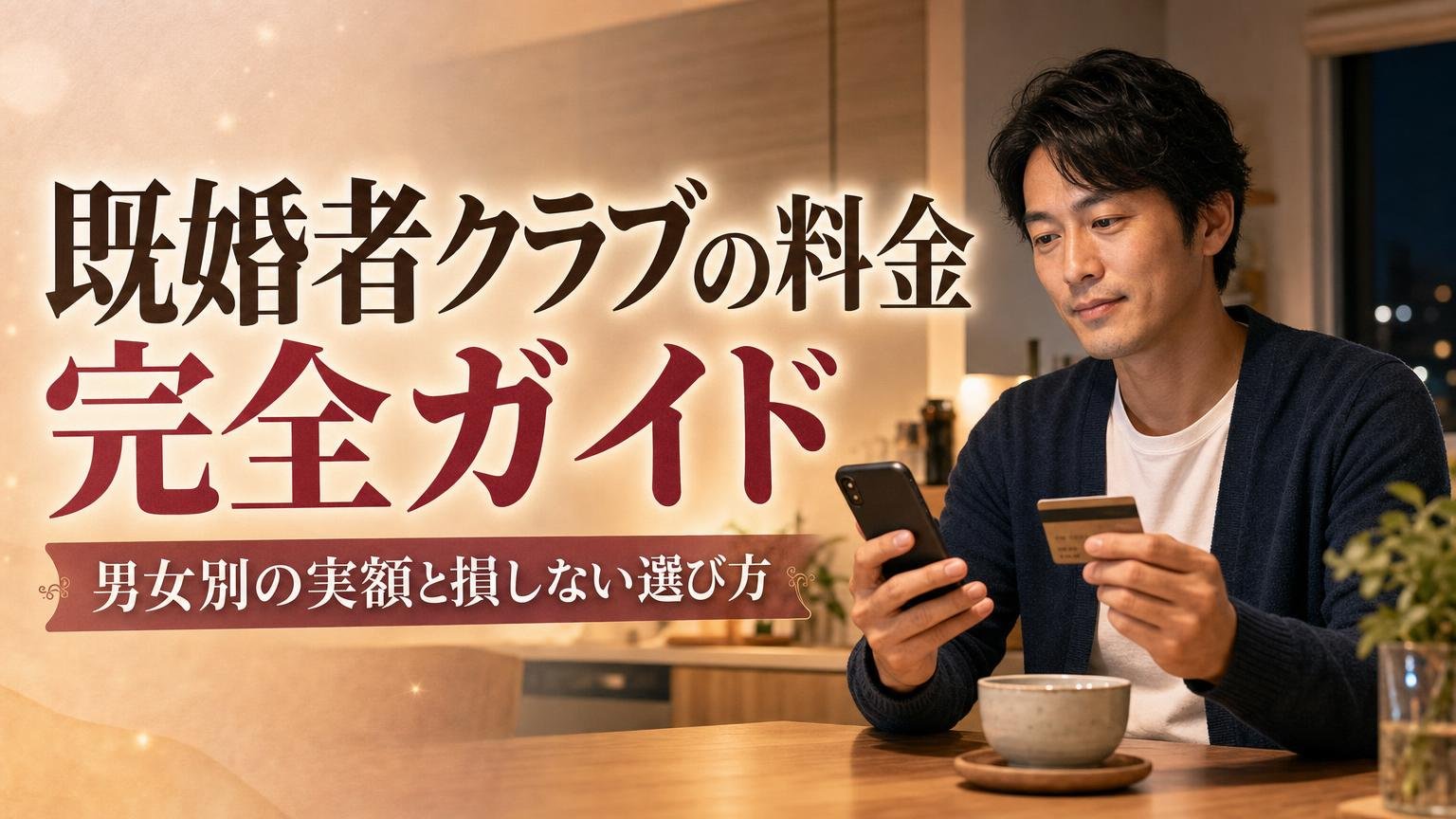 既婚者クラブの料金プランを男女別の実額と選び方まで既婚男性が解説するアイキャッチ画像