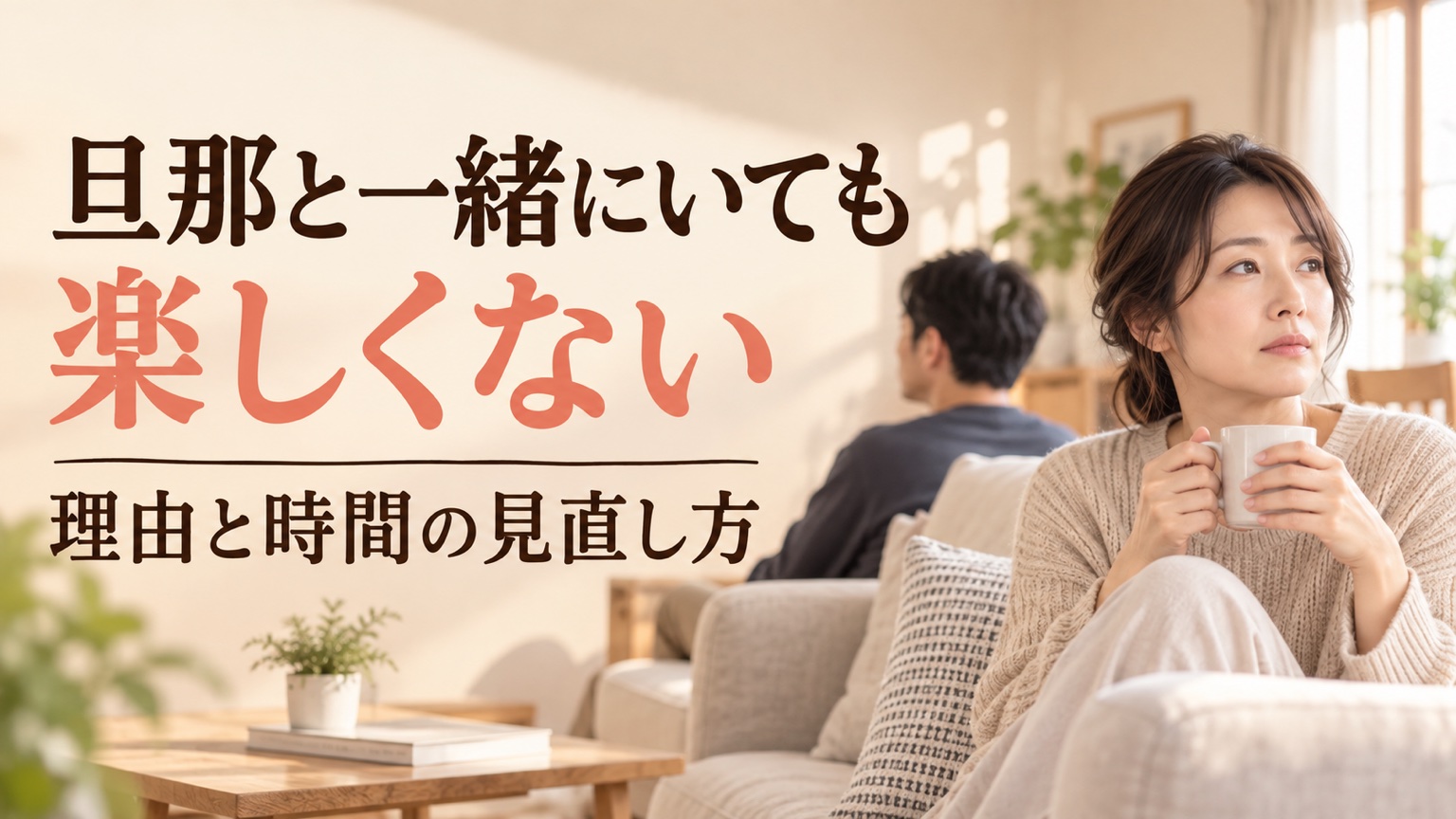旦那と一緒にいても楽しくない理由と時間の見直し方